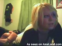 Free Sex Blonde Teen Flashes Her Big  On A Webcam Video